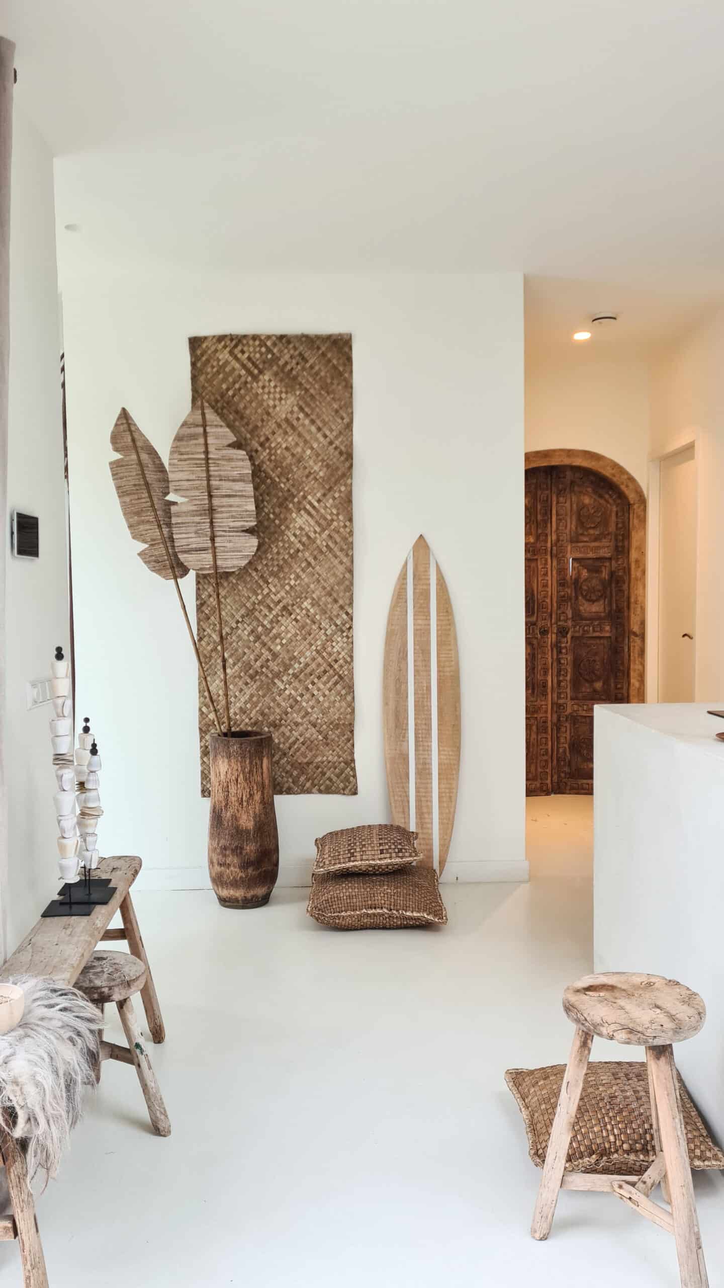 SURFBOARD DOUBLE WHITE STRIPE