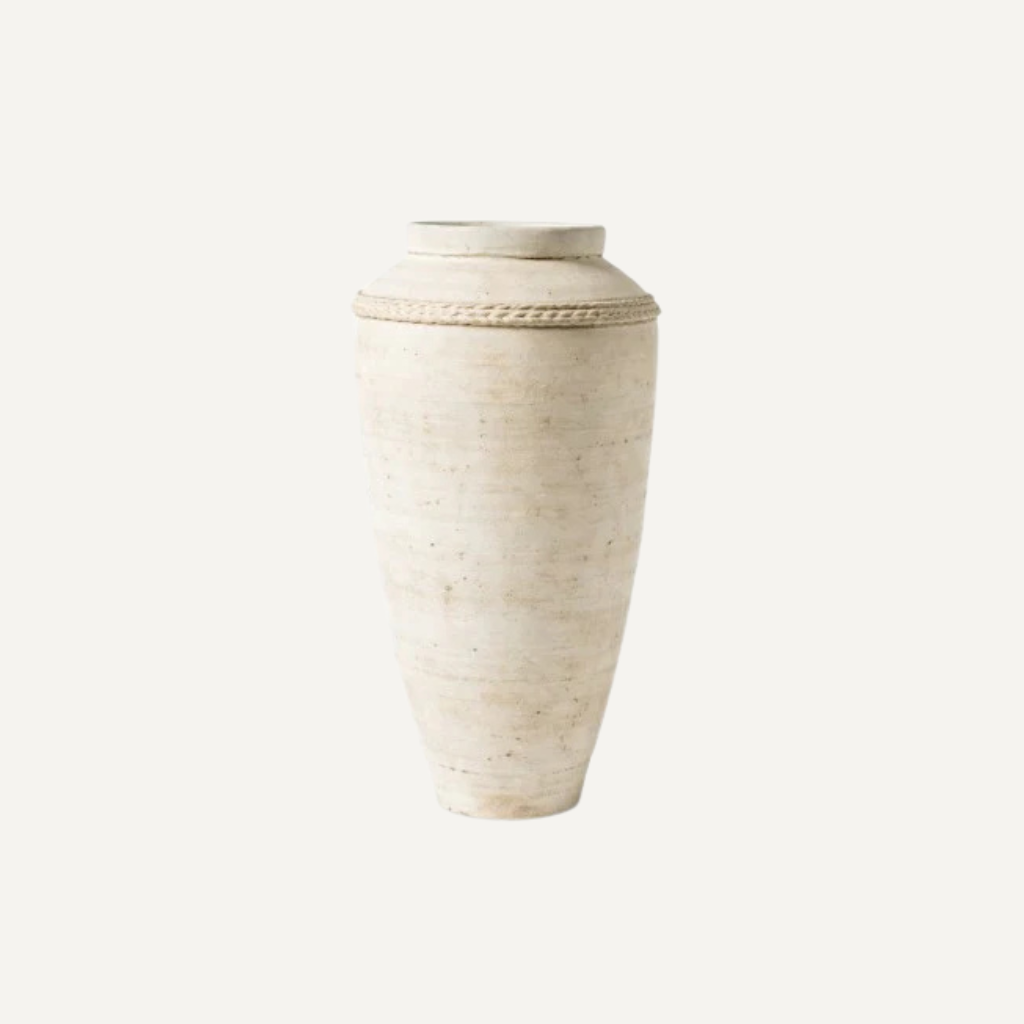 TERRACOTA FLOOR VASE 100CM