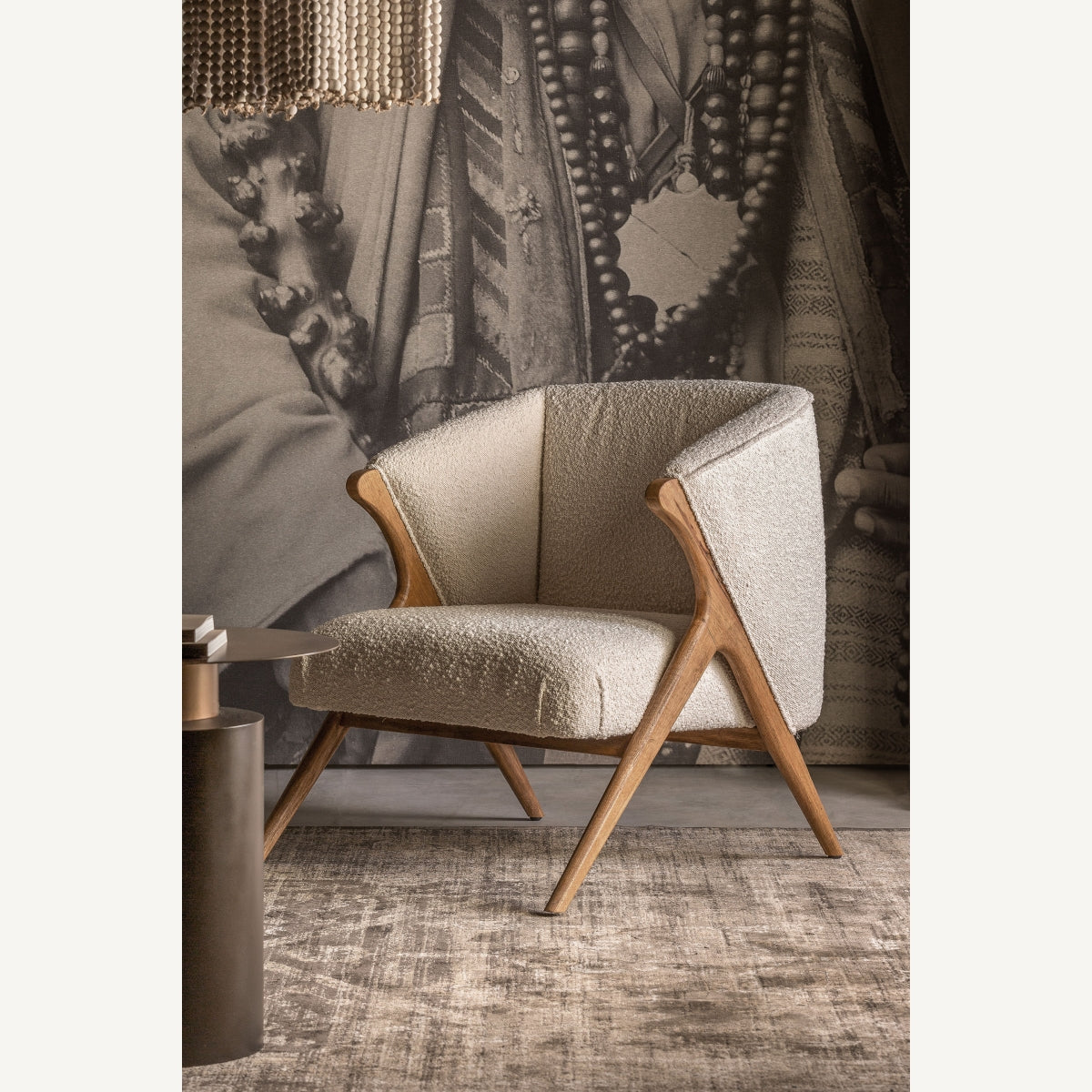 ПРАТИ КРЕСЛО BOUCLÉ