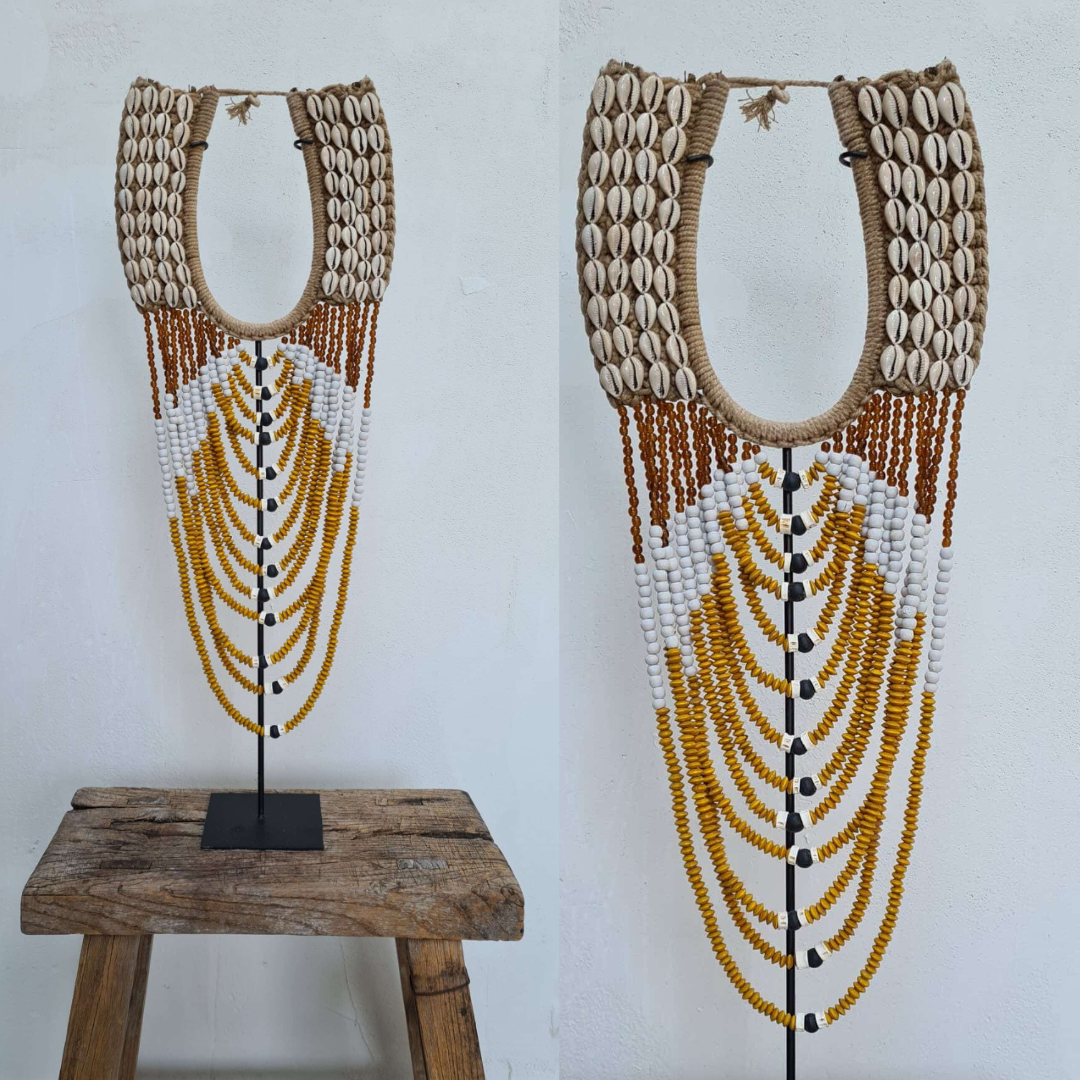 КОЛИЕ ОХРА ЖЪЛТА