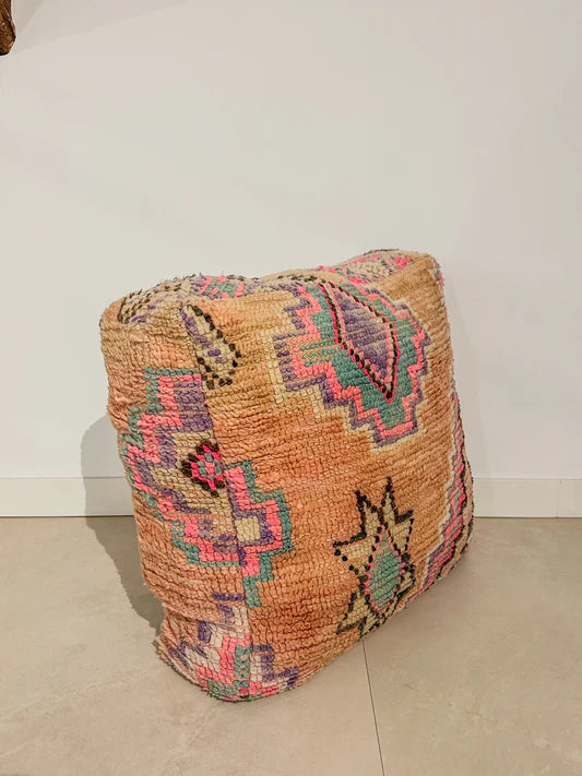 MAROCCAN WOLL POUF 33