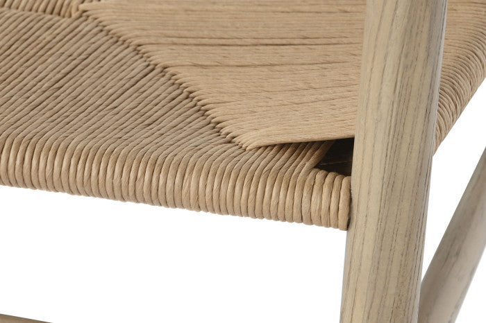 ELM WOOD AND FIBER CHAIR 10