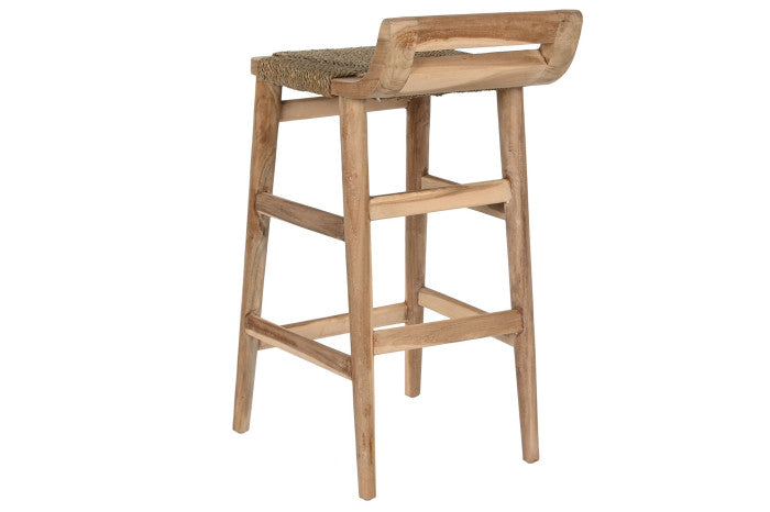 TEAK FIBER BAR STOOL