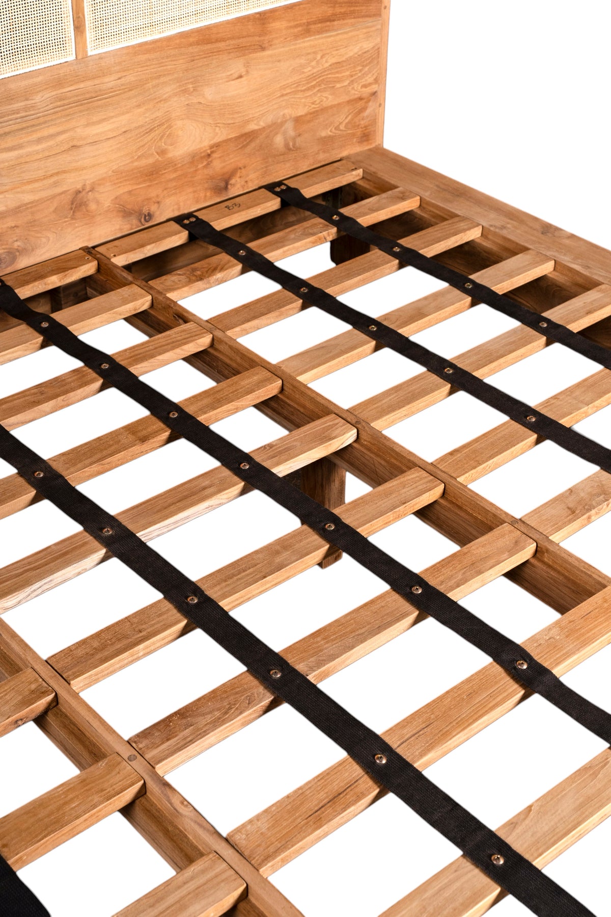 BED FROM TEAK WOOD&RATTAN 180cm