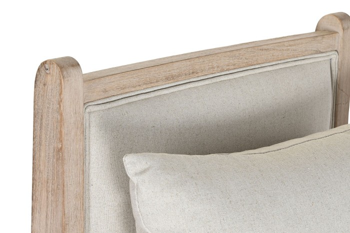 WOOD ARMCHAIR MAYA LIGHT GREY