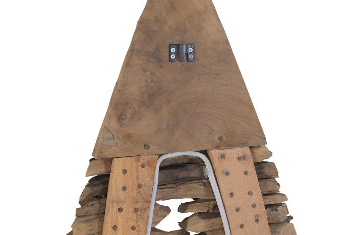 RECYCLE TEAK WOOD WALL LAMP
