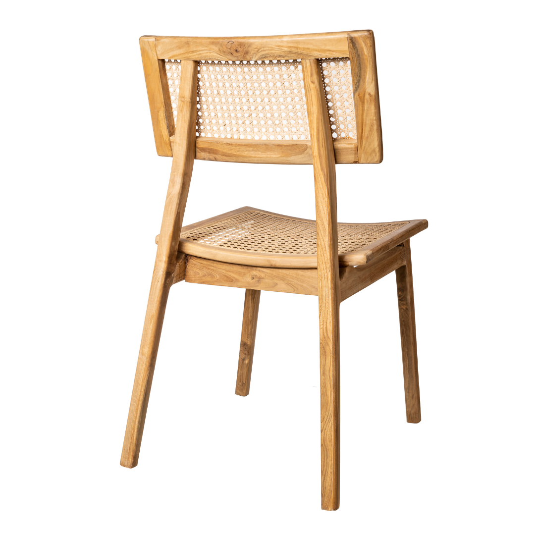 ROBOT TEAK&RATTAN CHAIR