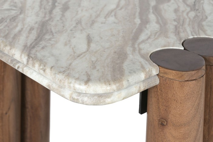 MANGO/MARBLE CONSOLE TABLE 120cm