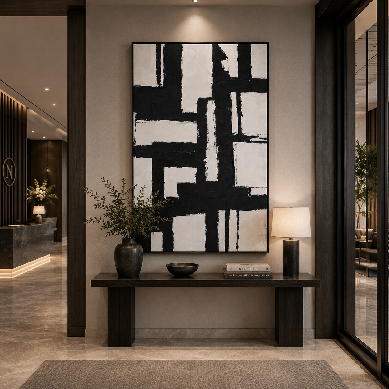 ABSTRACT CANVAS WALL ART 183 см