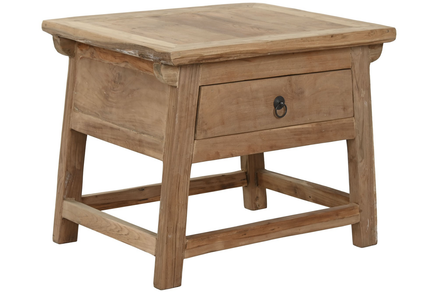 TEAK WOOD BEDSIDE TABLE
