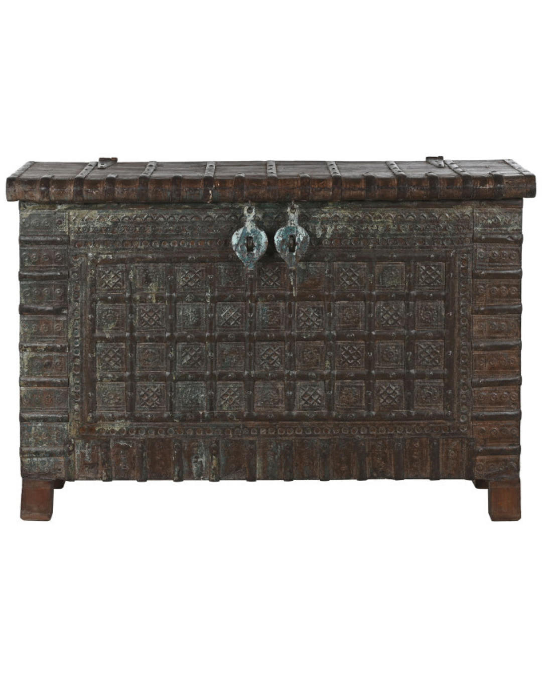 АНТИЧЕН ИНДИЙСКИ СЪКЛ със зестра 