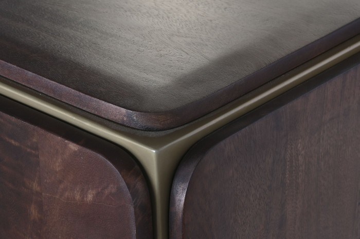 MODERN BUFFET FROM STEEL AND MANGO WOOD 160cm