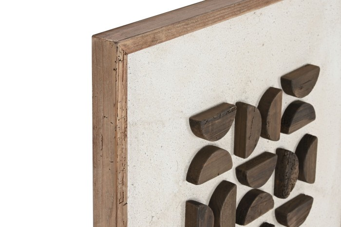 RECYCLED WOOD PINE TREE WALL DECORATION