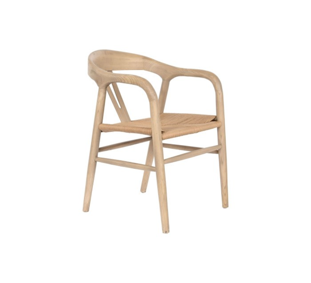 ELM WOOD AND FIBER CHAIR 10