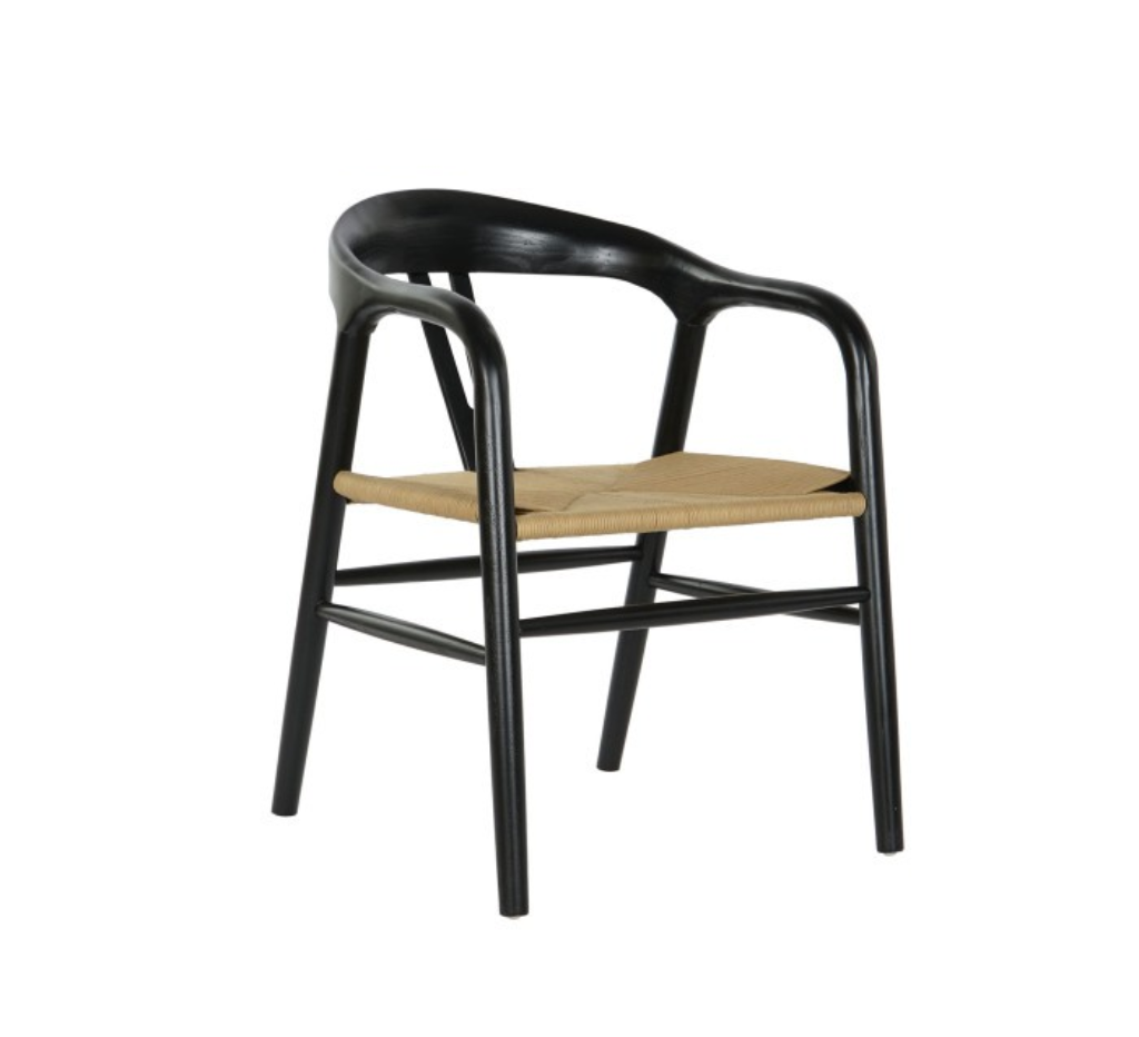 ELM WOOD AND FIBER CHAIR IN BLACK 10