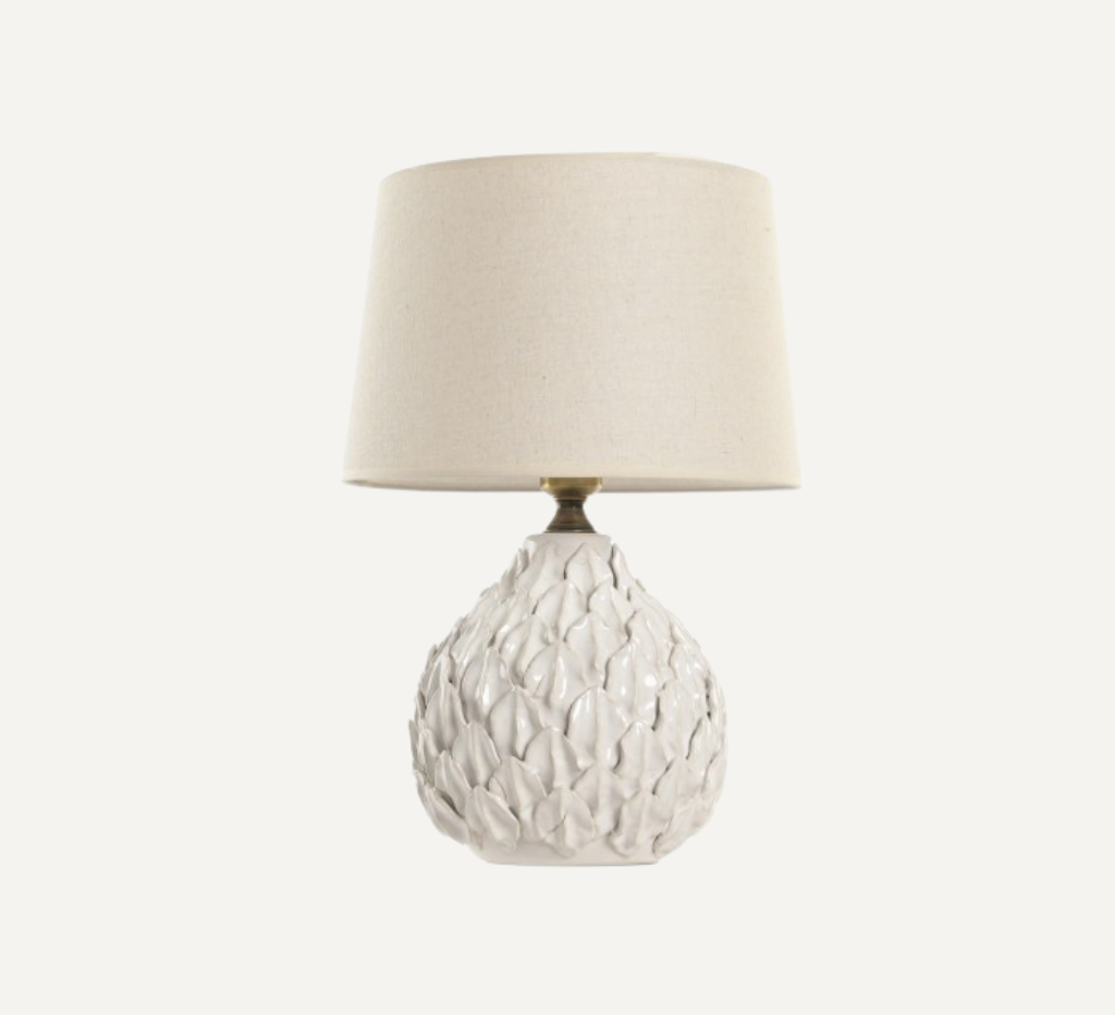 PORCELAINE & LINEN TABLE LAMP