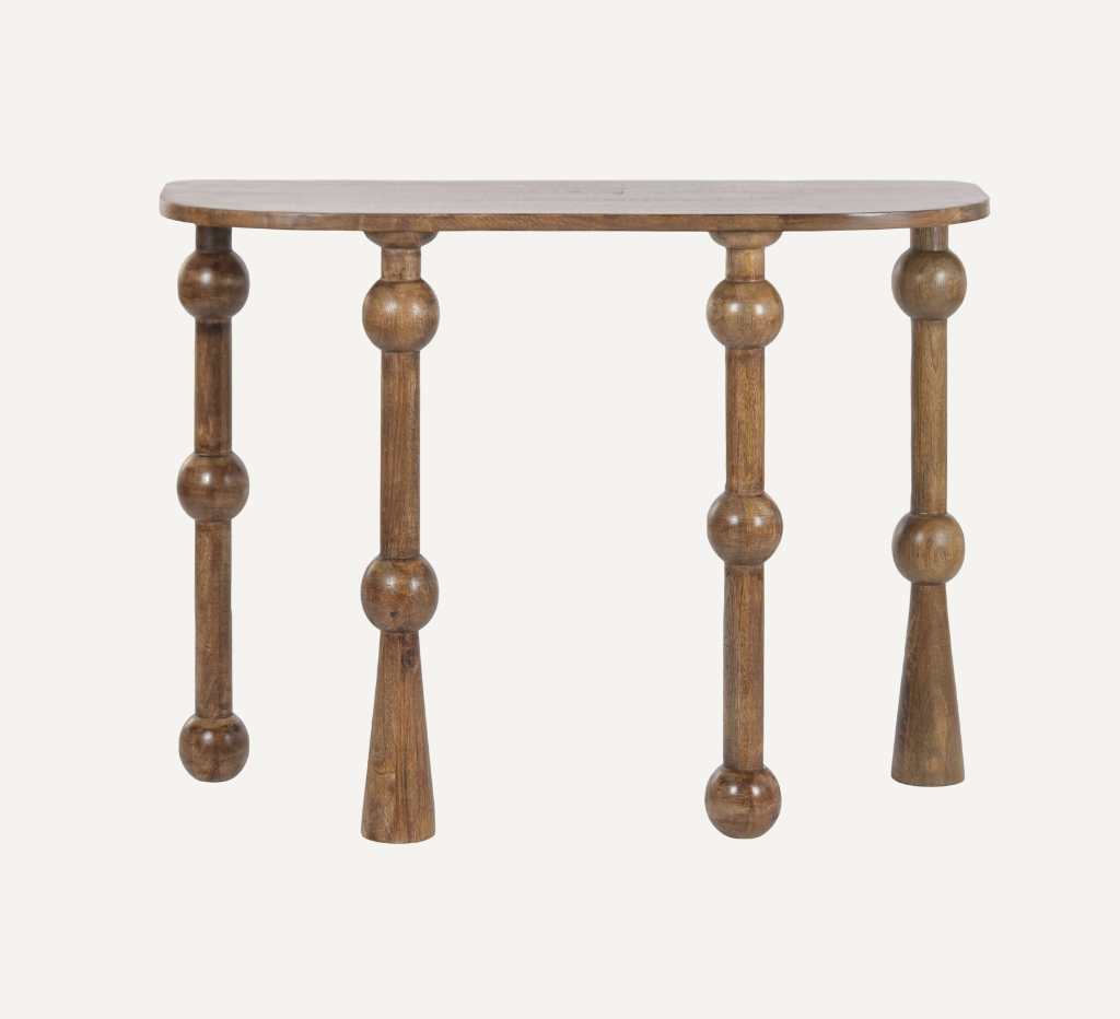 MANGO WOOD CONSOLE TABLE