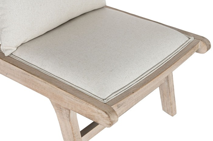WOOD ARMCHAIR MAYA BEIGE