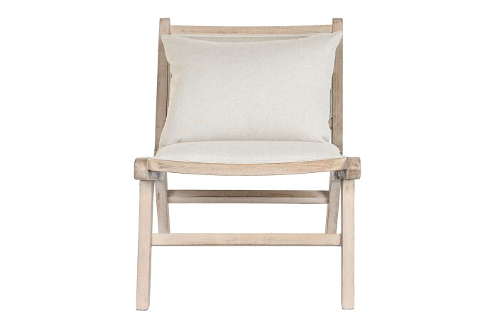 WOOD ARMCHAIR MAYA BEIGE