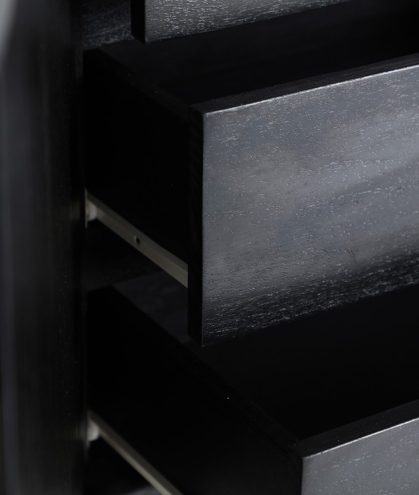 BLACK WOOD SIDEBOARD DEMMIN