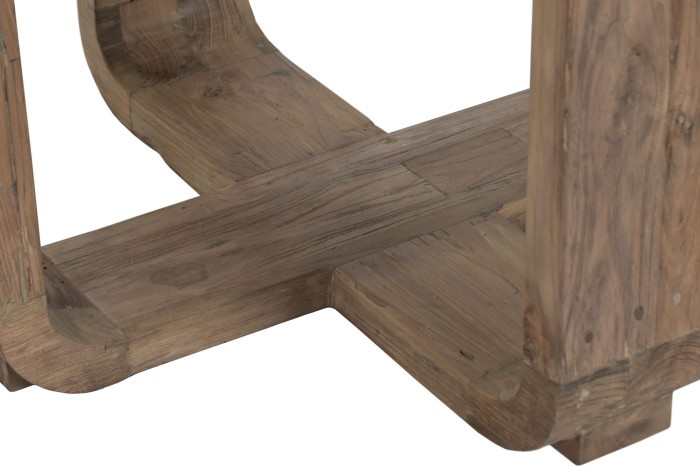 RECYCLED TEAK WOOD ROUND TABLE 140CM