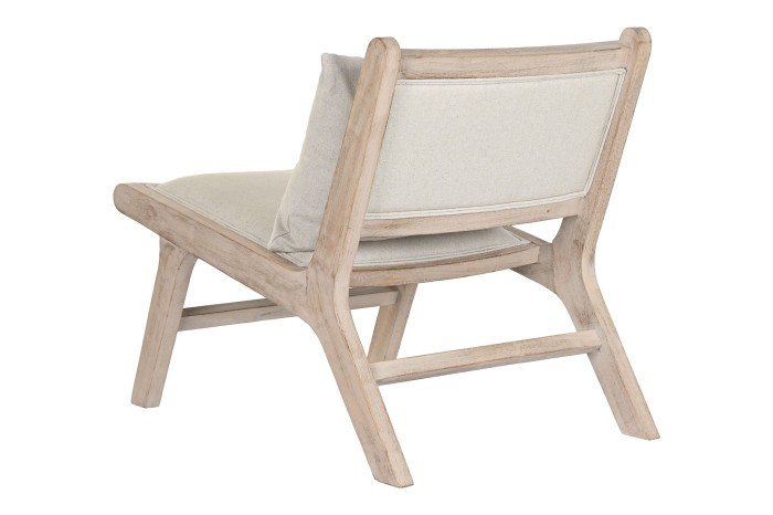 WOOD ARMCHAIR MAYA BEIGE