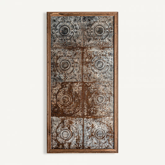 УНИКАЛНО ИЗКУСТВО ЗА СТЕНА ОКСИДИРАНА СТОМАНА