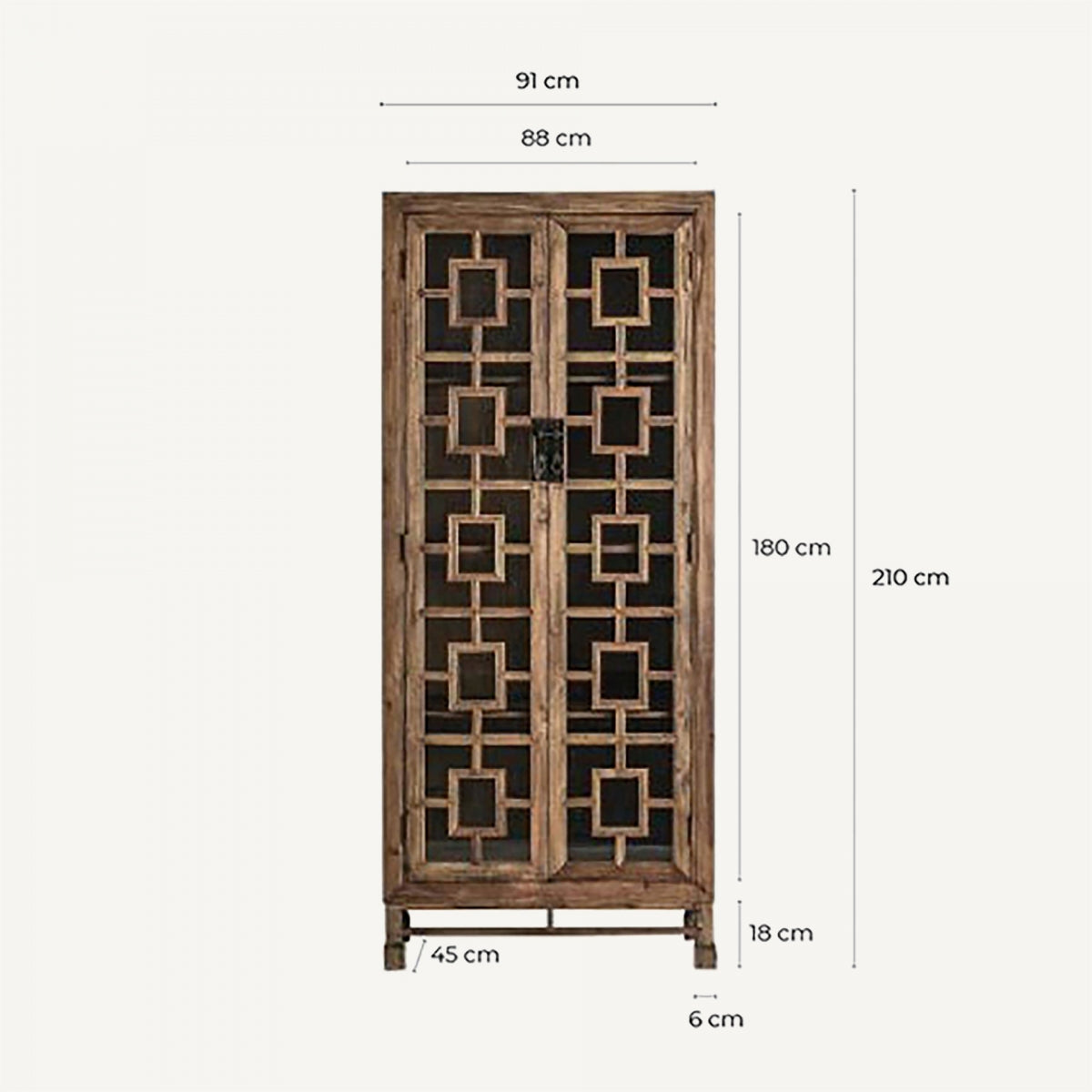 СТЪКЛЕН ШКАФ LISBRO