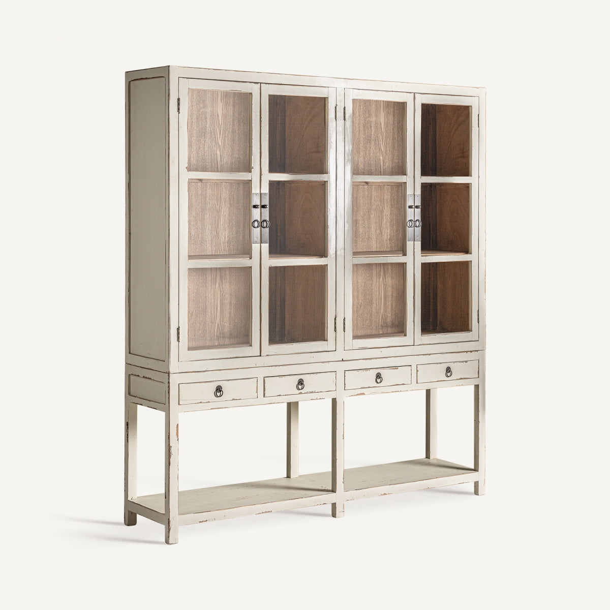 СТЪКЛЕНА ВИТРАНКА PIVKA ОТ БЯЛО