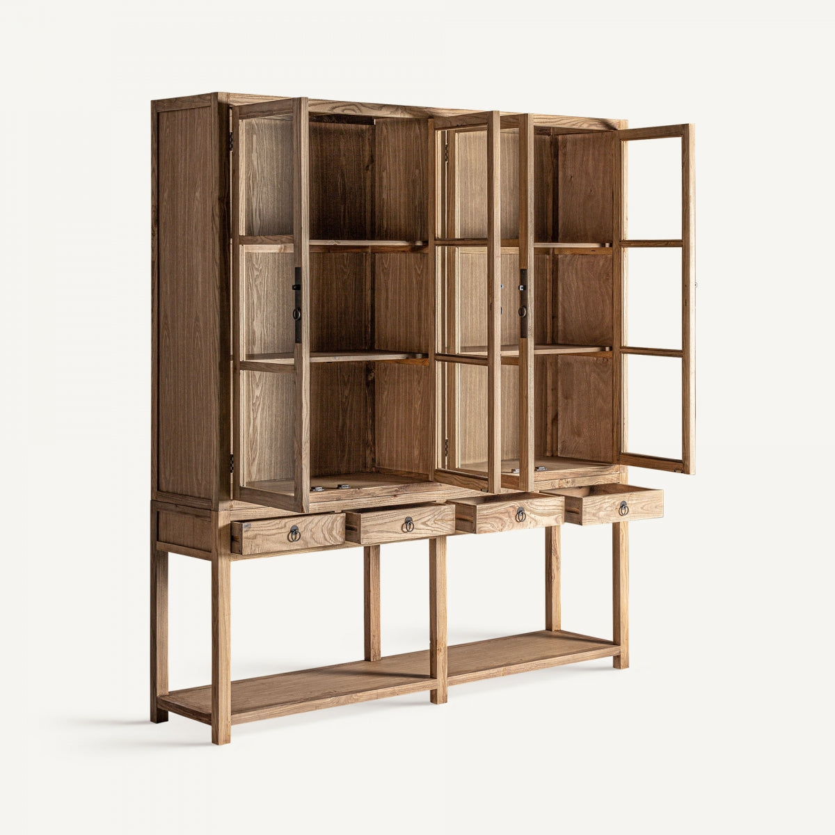 КАФЯВ СТЪКЛЕН ШКАФ MAWGAN