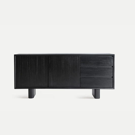 BLACK WOOD SIDEBOARD DEMMIN