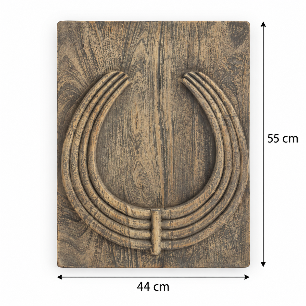 DECORATIVE WALL PANEL MADE FROM RECLAIMED MANGO WOOD 44/55см