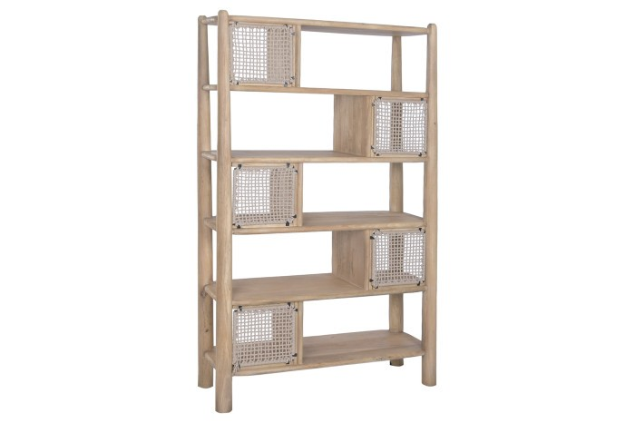 SHELVING FROM ACACIA & ROPE