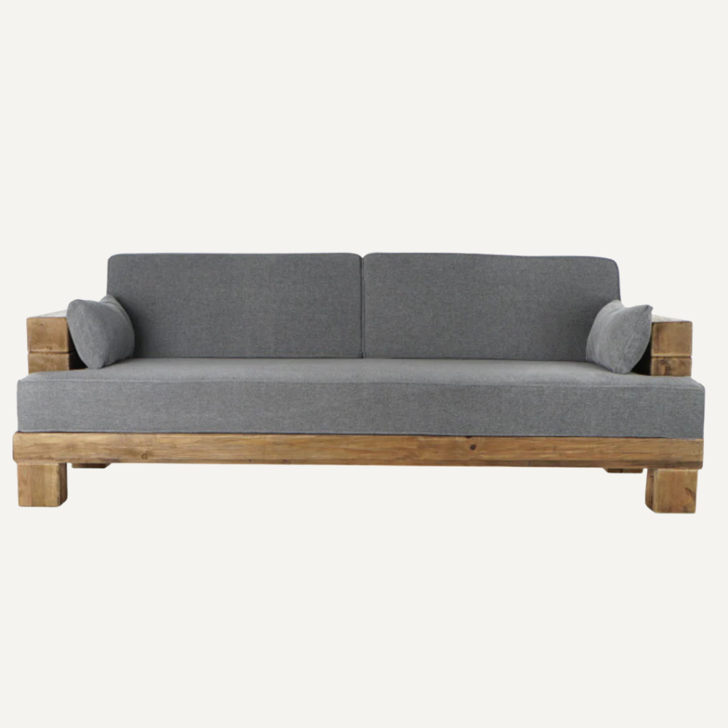 RECYCLED WOOD SOFA 224cm