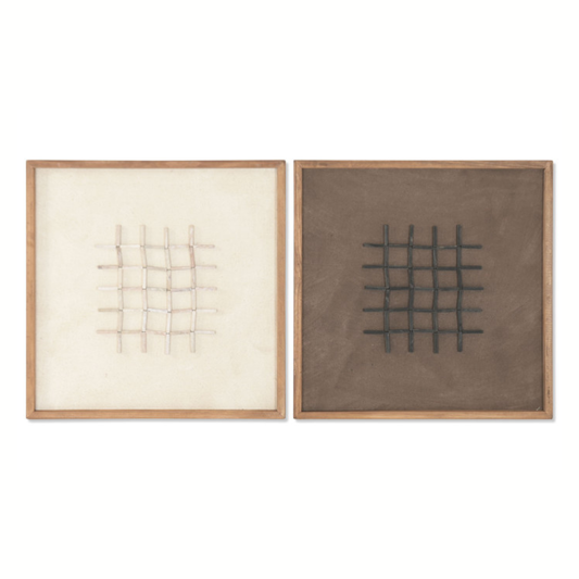 КАРТИНА ОТ РЕЦИКЛИРАНО ДЪРВО 62/62 КОМПЛЕКТ 2