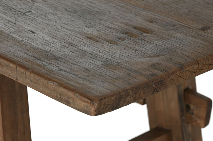 RUSTIC TEAK ENTRYWAY TABLE 140cm