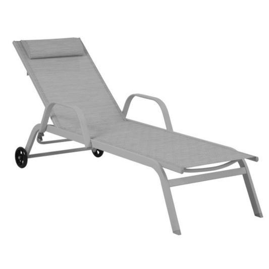 STEEL SUN LOUNGER