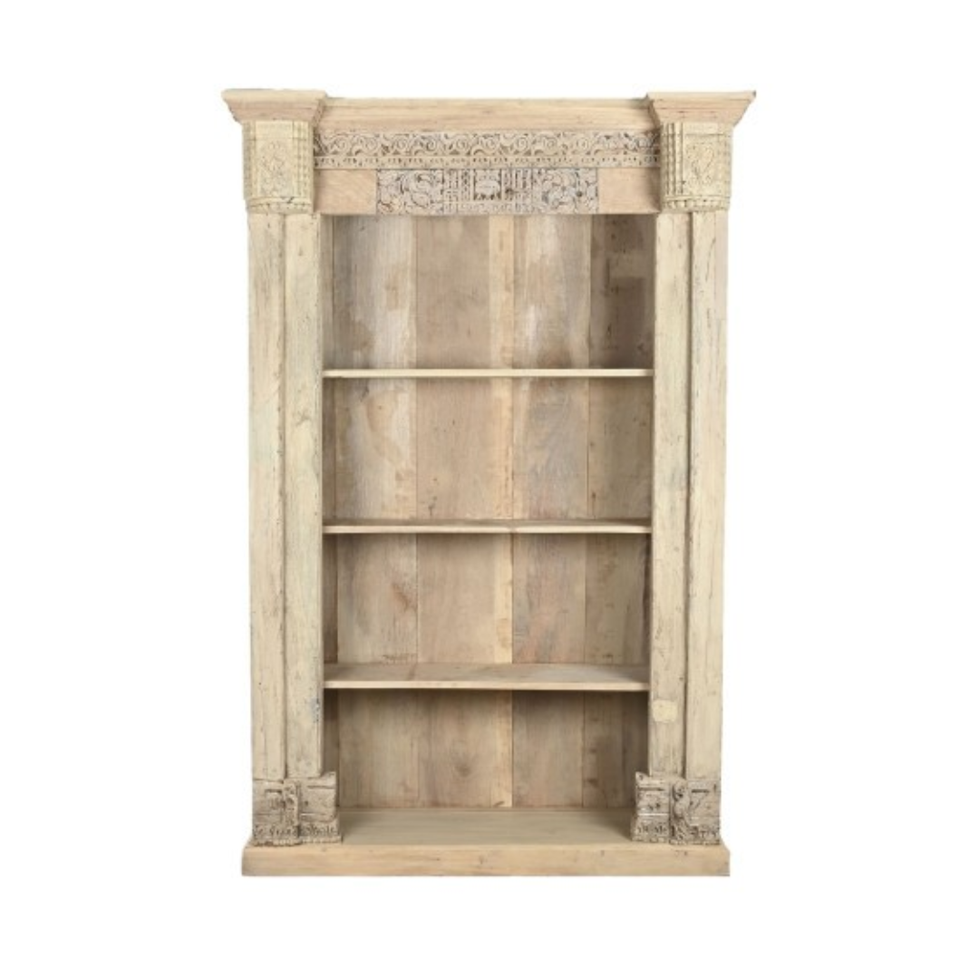 HAND CRAFT UNIQUE BOOKSHELF FROM TEAK WOOD 150 cm