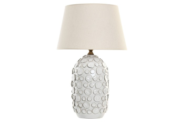 PORCELAIN & LINEN TABLE LAMP