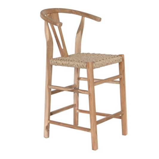 Бар стол от тиково дърво 