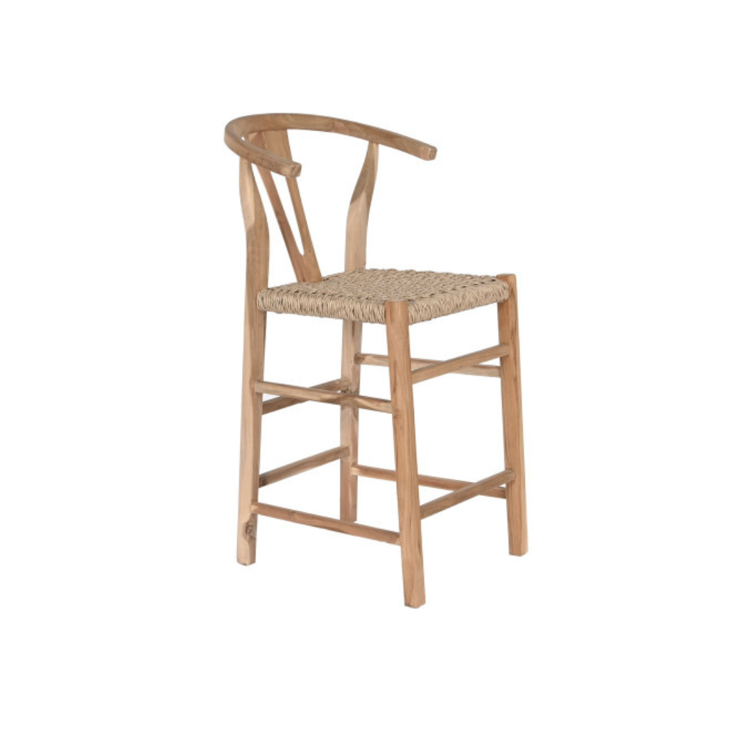 Бар стол от тиково дърво 