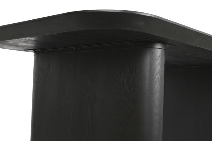 BLACK SPRUSH DINING TABLE NERO 180cm