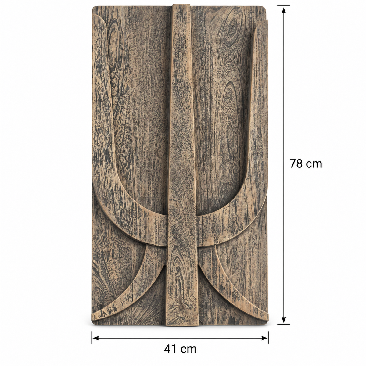 DECORATIVE WALL PANEL MADE FROM RECLAIMED MANGO WOOD 41/79см