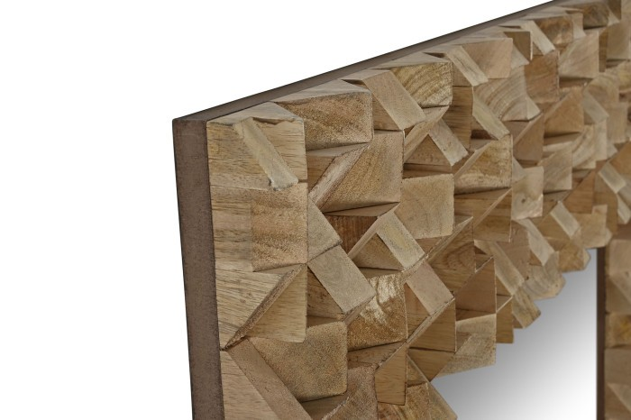 MANGO WOOD MIRROR 3D 183cm