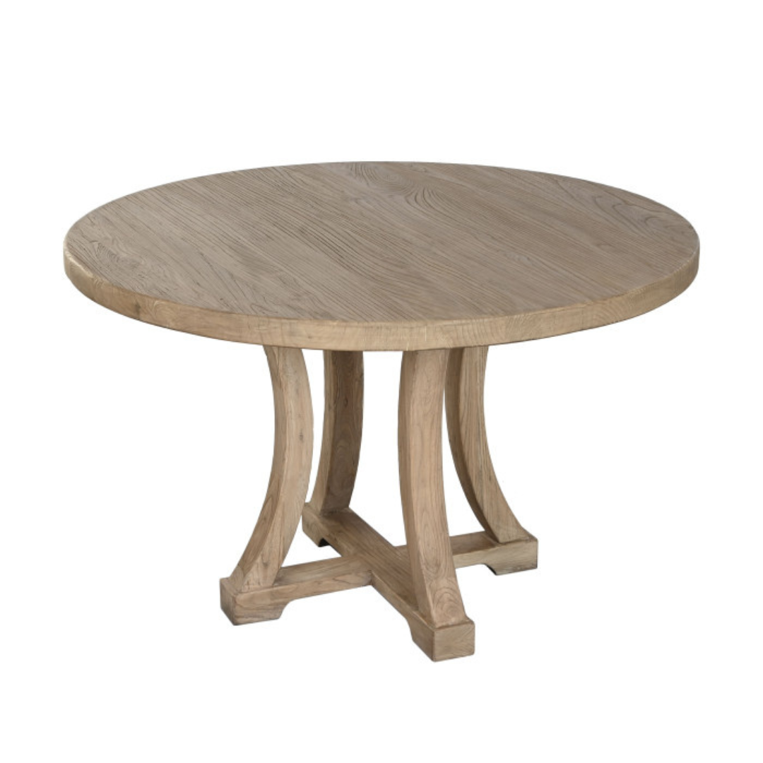 OLMO ДЪРВЕНА КРЪГЛА ТРАПЕЗАРНА МАСА 120 см