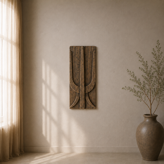 DECORATIVE WALL PANEL MADE FROM RECLAIMED MANGO WOOD 41/79см