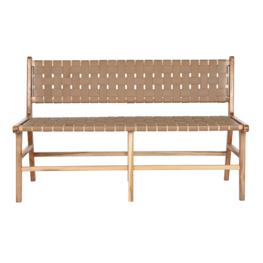 Кожена пейка ZUZI в бежов цвят 