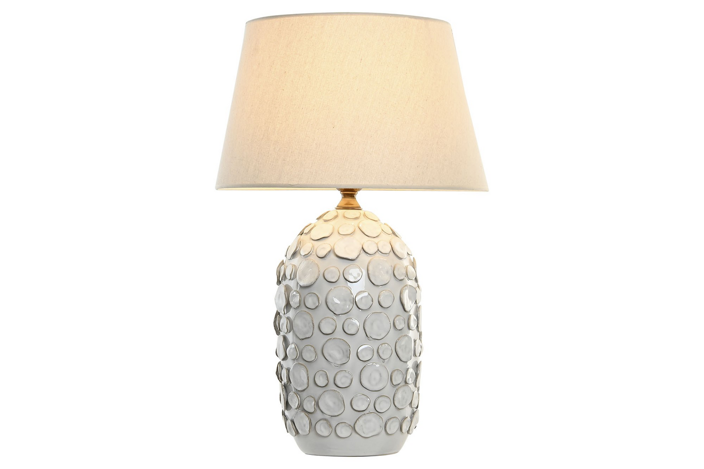 PORCELAIN & LINEN TABLE LAMP