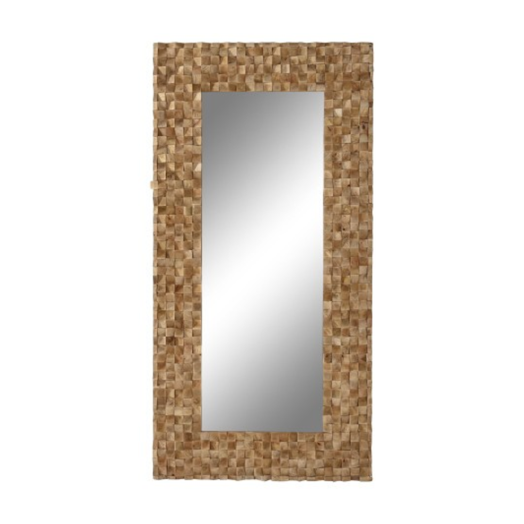 MANGO WOOD MIRROR 3D 183cm