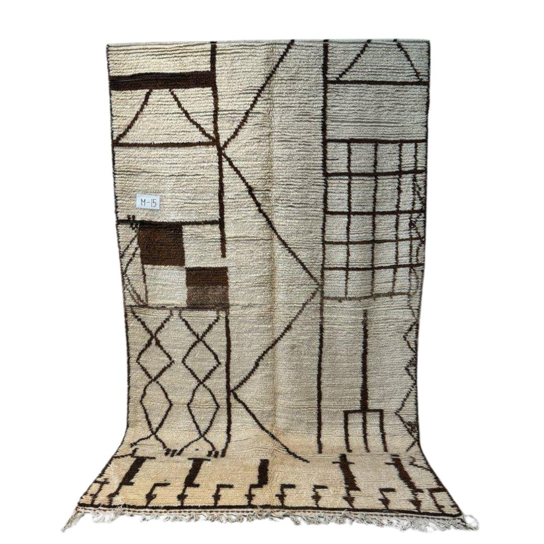 MAROCCAN WOOL RUG 135/300cm